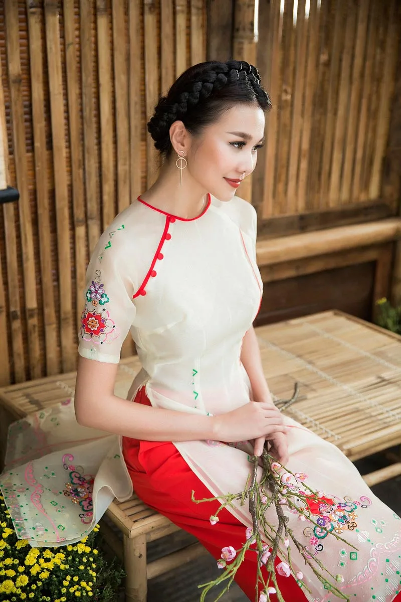 kiểu tóc đẹp áo dài 03 kiểu tóc đẹp áo dài 03