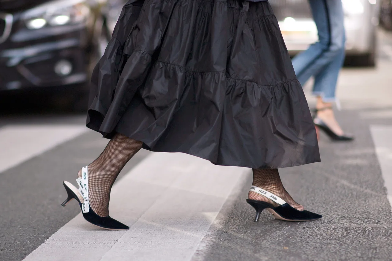 Giày cao gót kitten heels dior