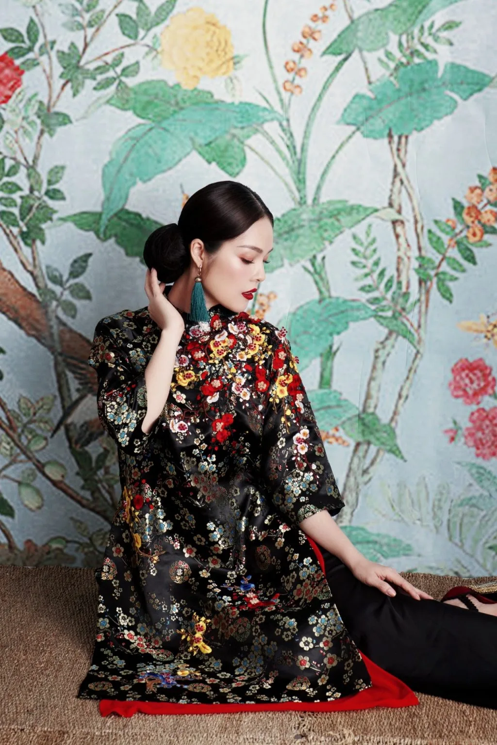 Lựa chọn áo dài Tết dành cho cô nàng nữ tính 19